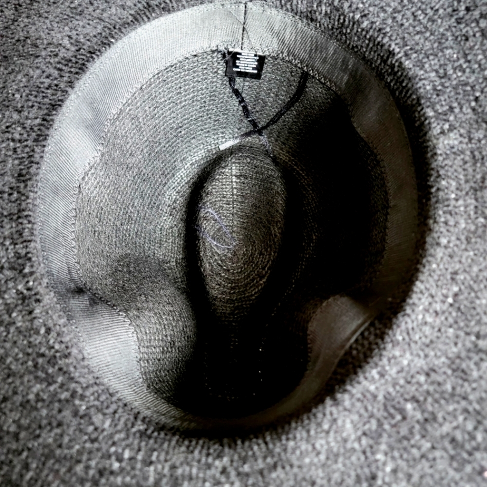 Last 1! 💥NEW Marcus Adler New York Corduroy Cowboy Cowgirl Fedora Hat  - Black - Picture 6 of 7